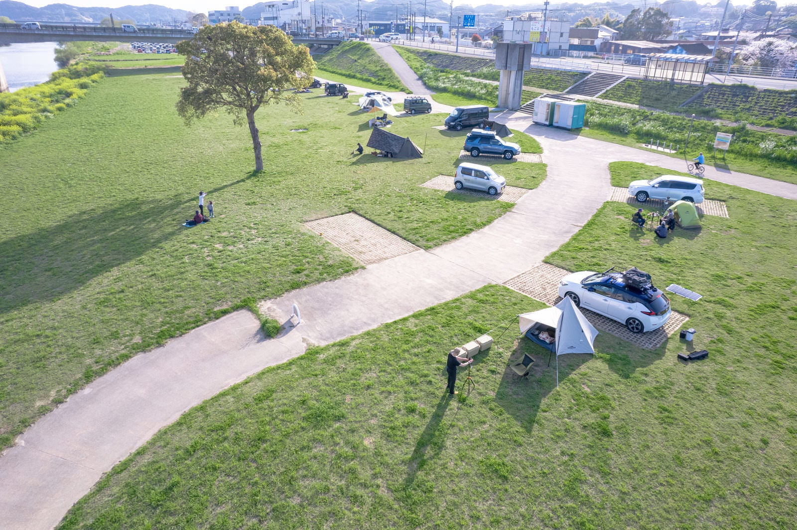 「市街地に近い直方オートキャンプ場」の写真