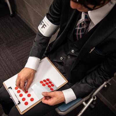 決勝戦のフォーメンションはこんな感じでいくぞの素材