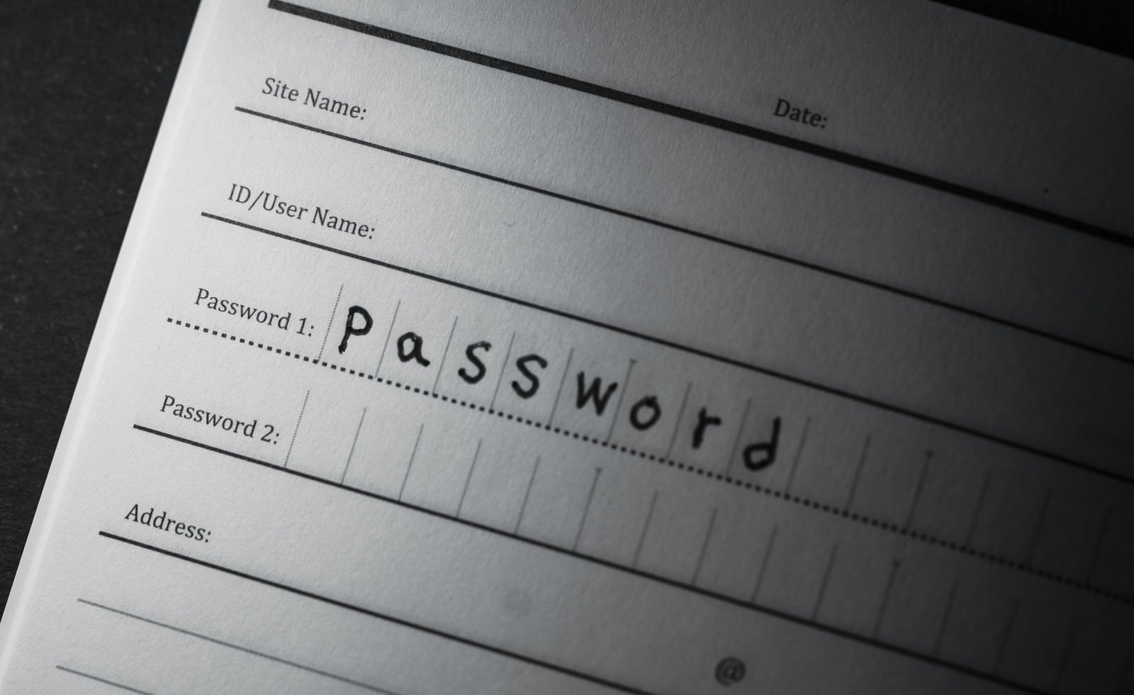 「passwordというパスワード」の写真