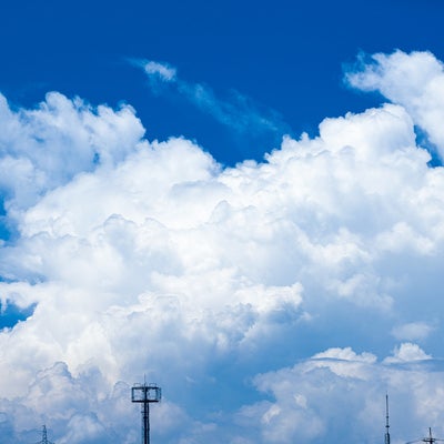 夏日の積乱雲の写真