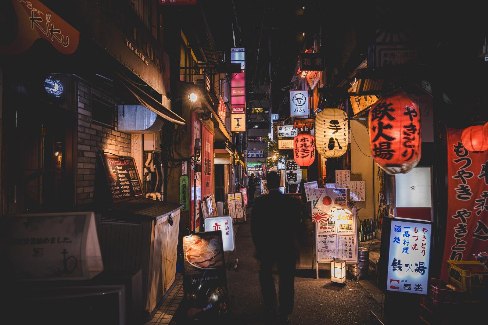 「烏森宮脇通りの居酒屋郡」の写真