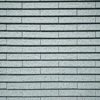 長方形の石タイル壁（テクスチャー）の写真