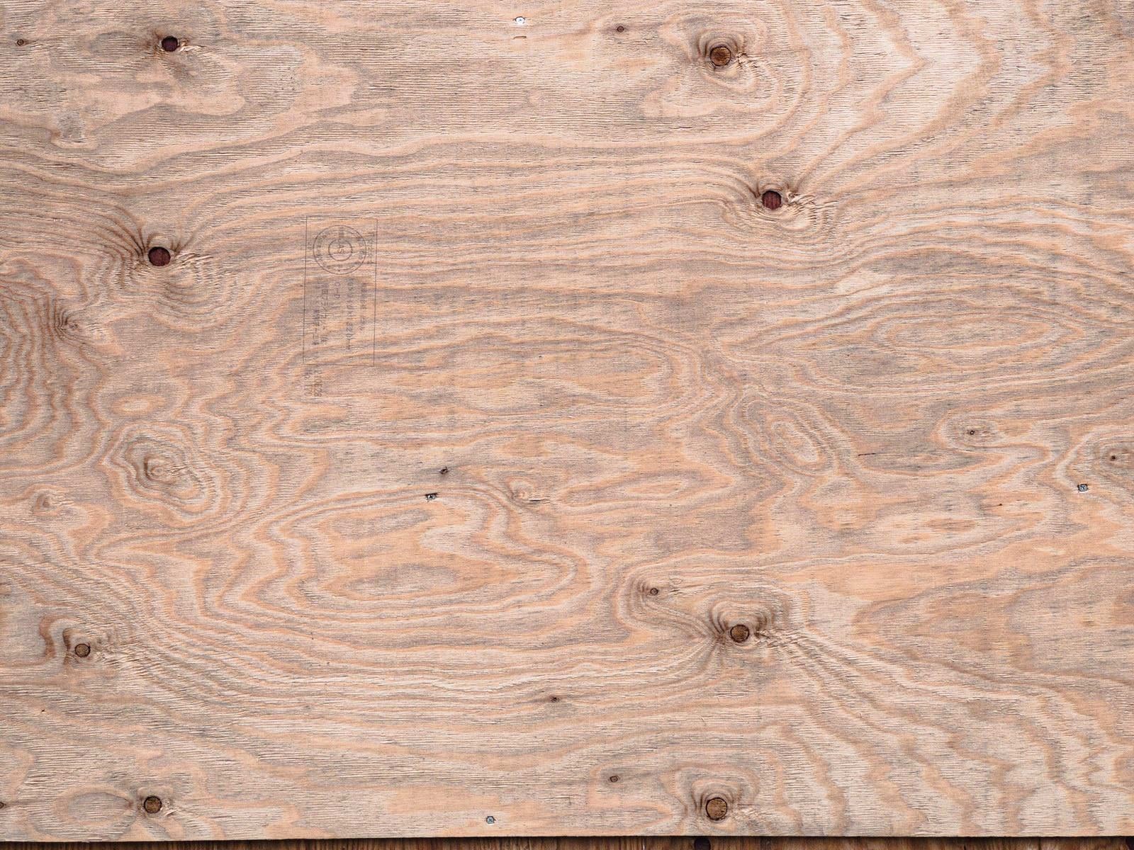 「ベニヤ板と木目のテクスチャー」の写真
