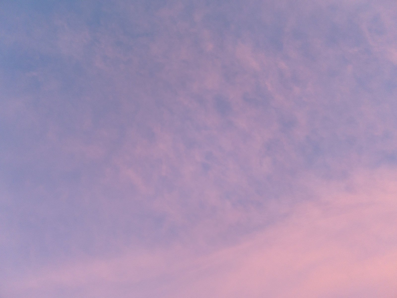 「夕焼け空と薄い雲」の写真