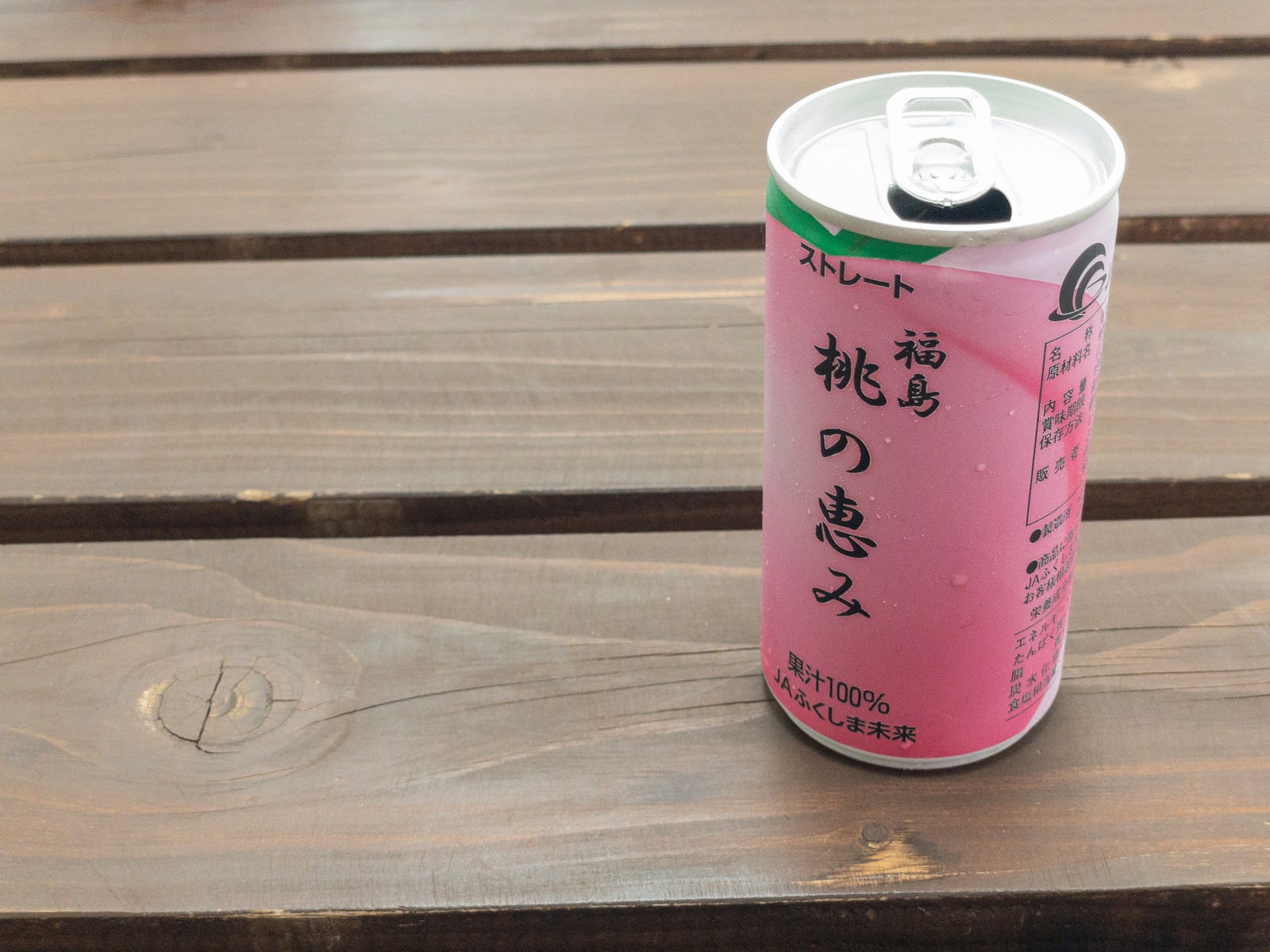 「桃の恵み缶」の写真