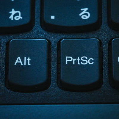 PrtSc（プリントスクリーンボタン）の写真