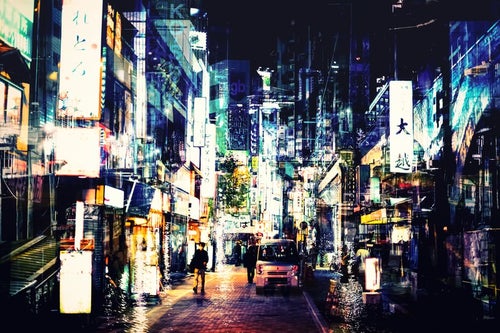 神田の夜（飲み屋街）の写真
