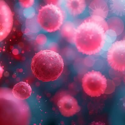 科学と芸術が融合した細胞イメージの写真