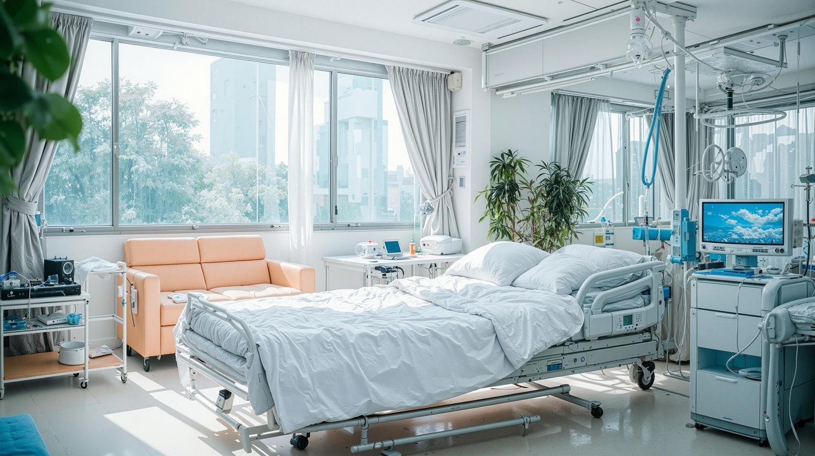 「医療設備と病室」の写真
