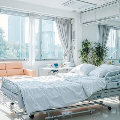 医療設備と病室の写真
