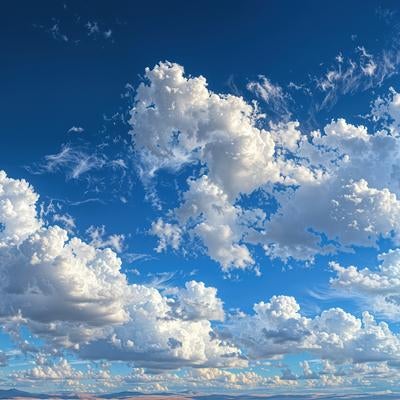 青空と雲の素材