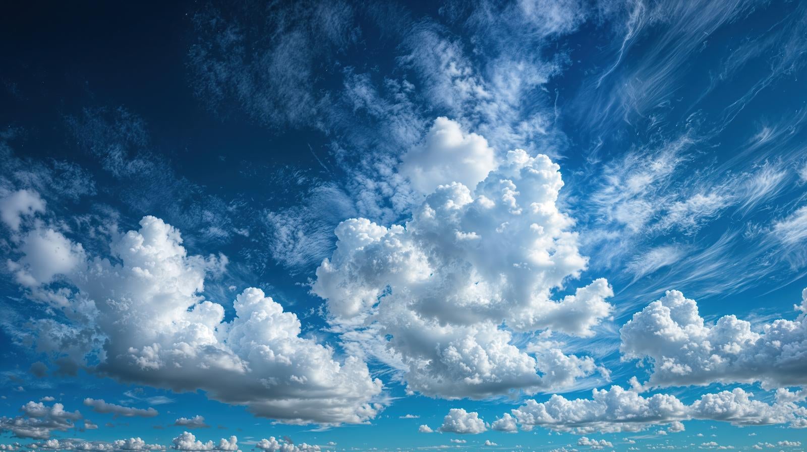 「夏空と夏雲」の写真