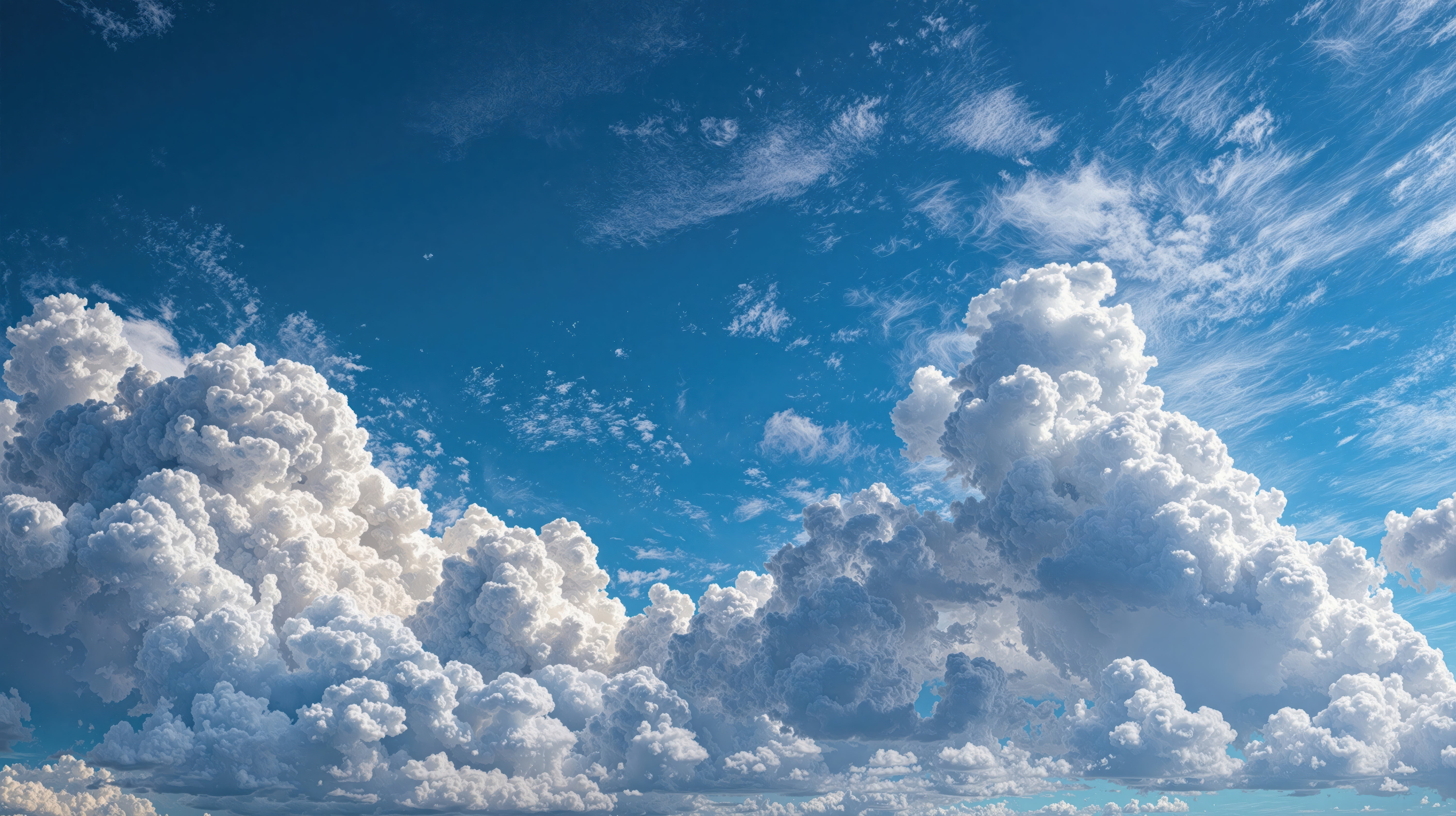 そら様ご確認画像！ どこまでも続く雲海と澄み渡る空の無料のAI画像素材 - ID.94798