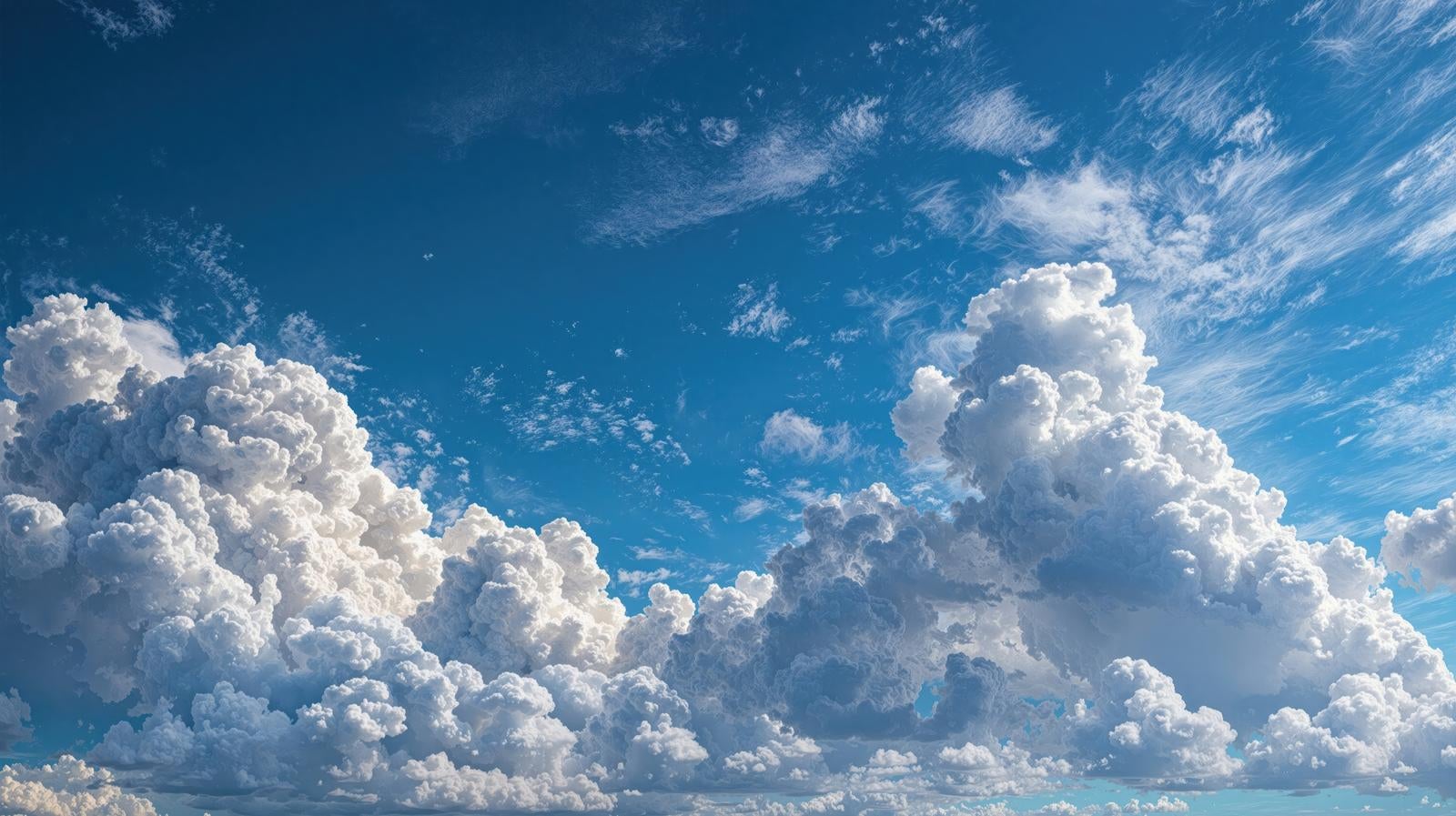 「どこまでも続く雲海と澄み渡る空」の写真