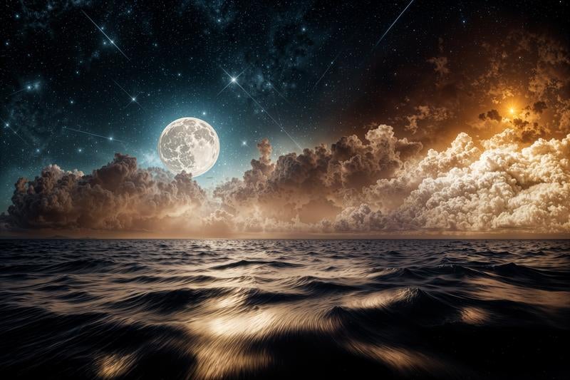 雲と光が織りなす夢幻の世界の写真