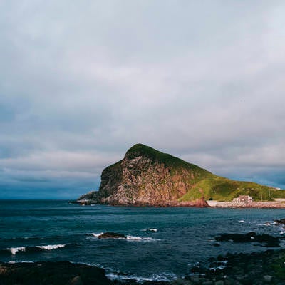 夕方のペシ岬の写真