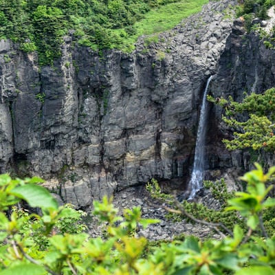 安達太良山の白糸の滝の写真