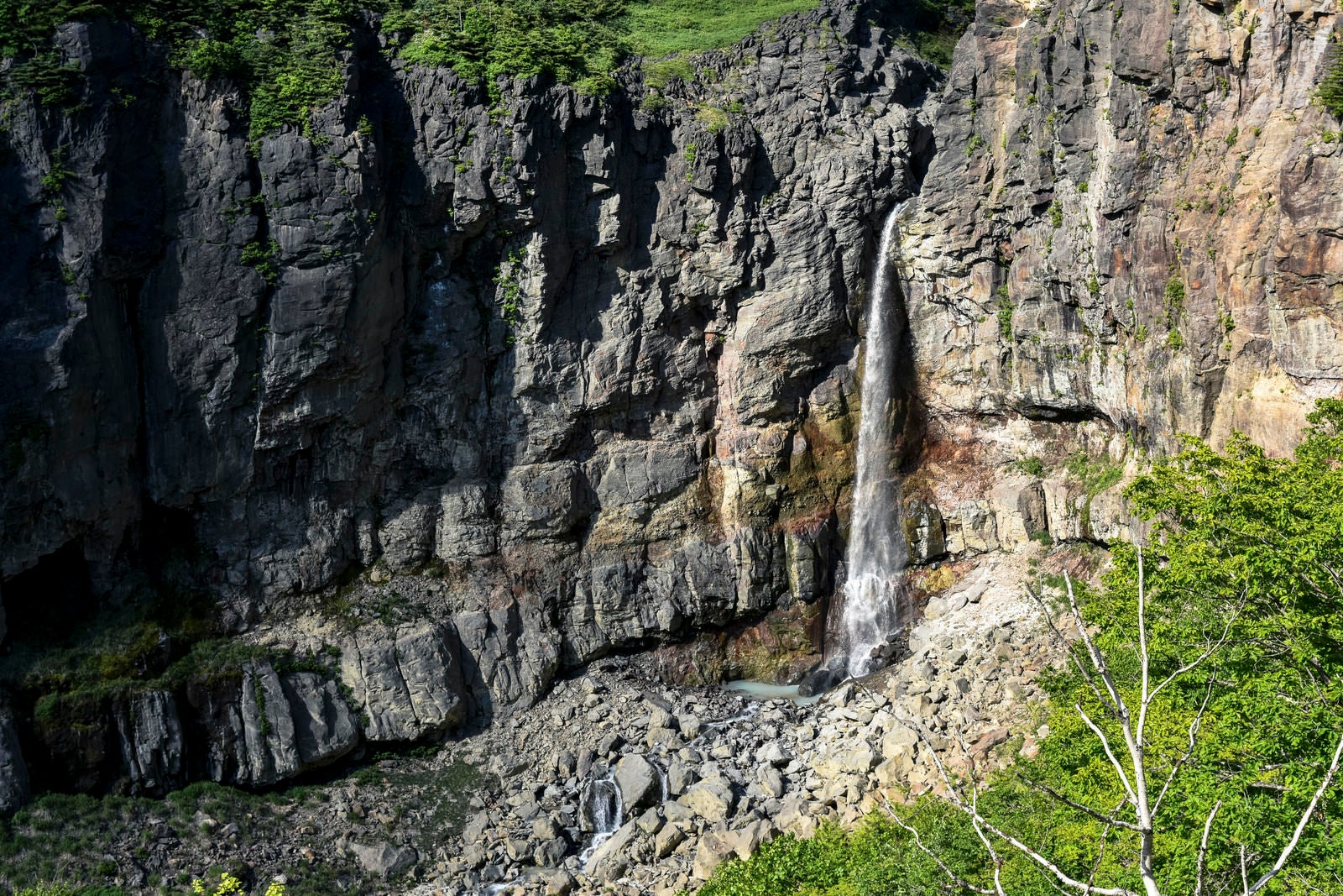 「安達太良山白糸の滝」の写真