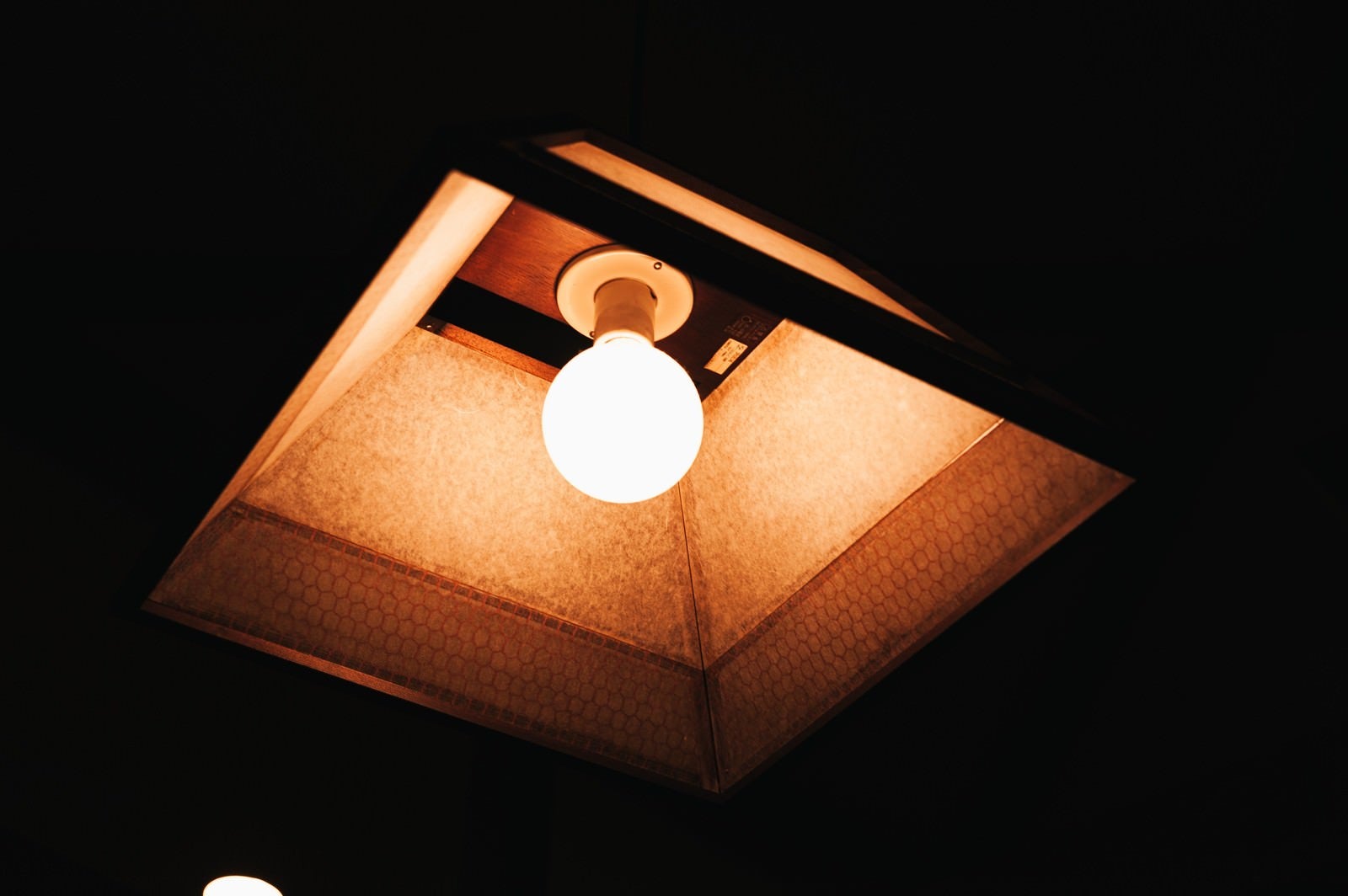 「和室の照明」の写真