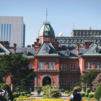 北海道庁旧本庁舎正面（北海道札幌市）の写真