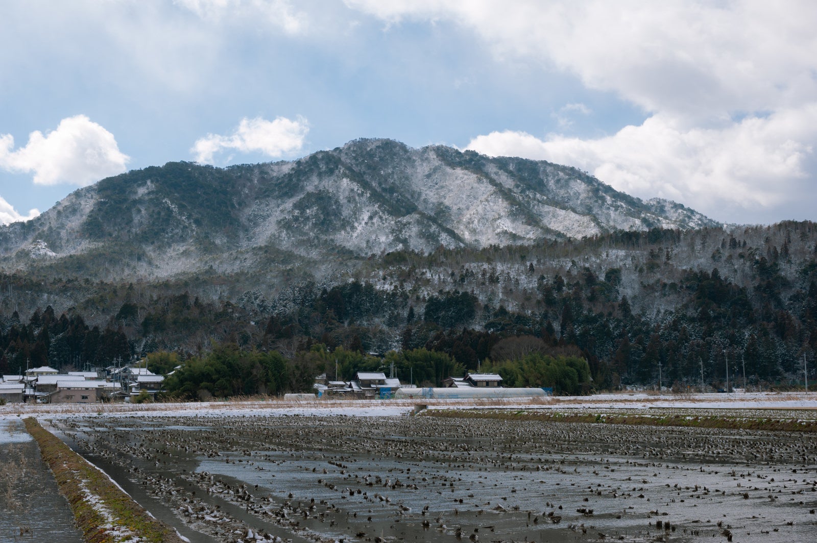 「その時初雪（滋賀県高島市）」の写真