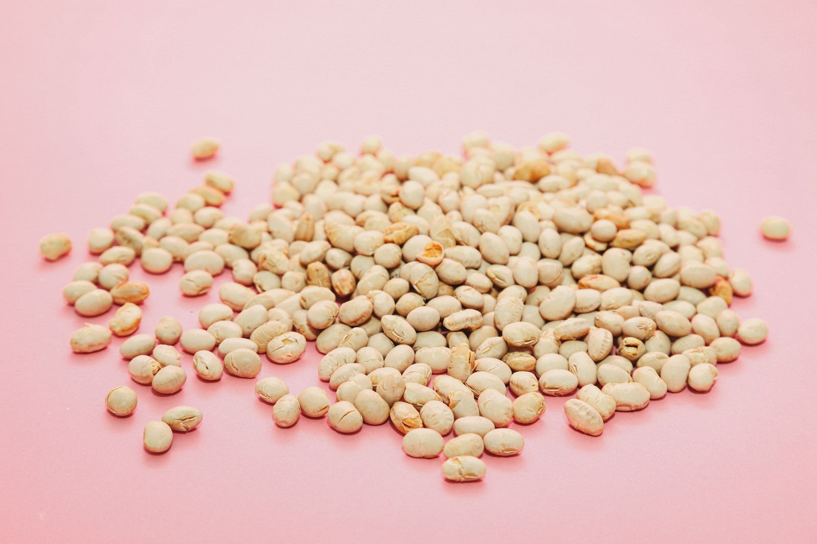 「ちらばった節分用の豆」の写真