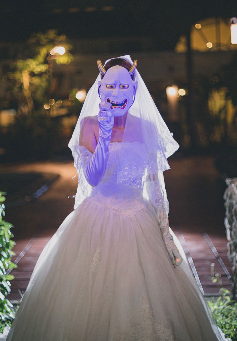 「鬼嫁の結婚式」の写真［モデル：モデルリリース］