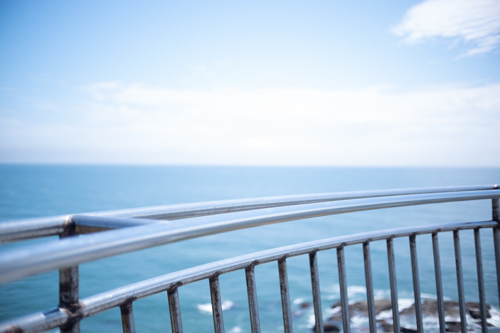 「犬吠埼灯台から見た景色」の写真