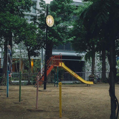 八景天祖神社前の八景児童遊園の写真
