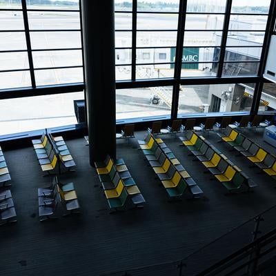 成田空港の待機エリアの写真