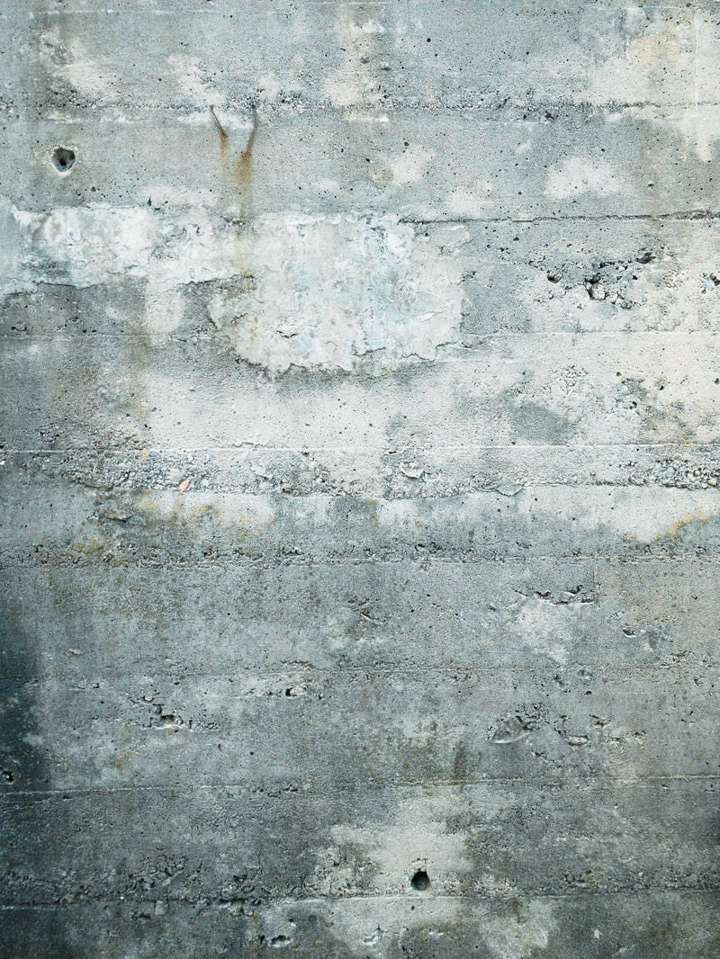 「横線の入るコンクリート壁のテクスチャー」の写真