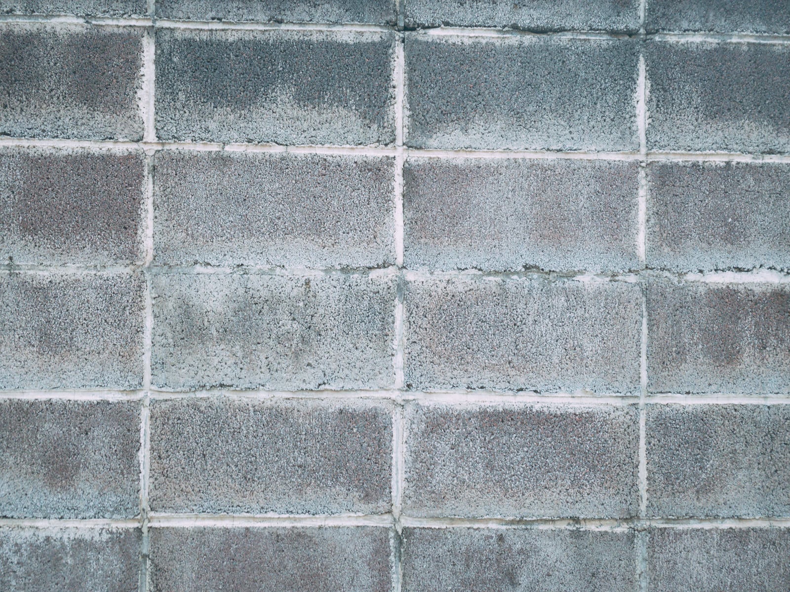 「コンクリートブロック塀（テクスチャ）」の写真