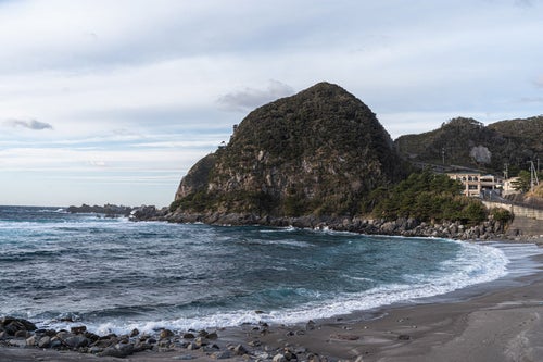 神津島の沢尻海岸の写真