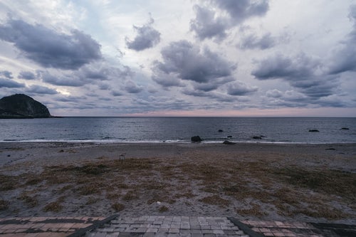 神津島の長浜海岸の写真