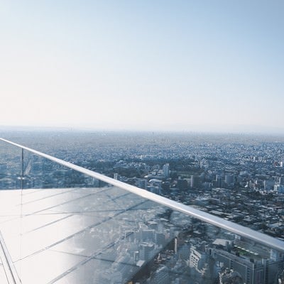 渋谷スクランブルスクエア屋上からの眺望の写真
