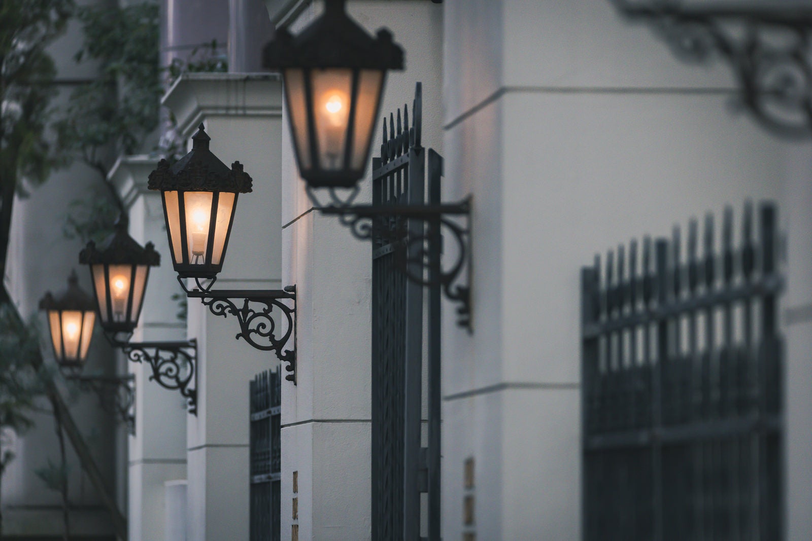 「雰囲気のある街灯」の写真