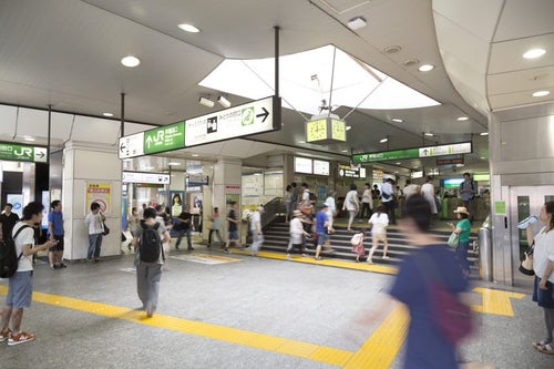 高田馬場駅改札の写真