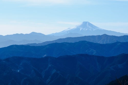 大岳山（東京）からの眺めの写真