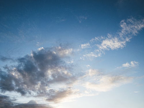 空と雲（テクスチャ）の写真