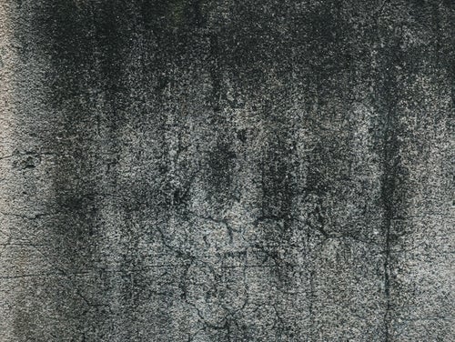 クラックの入ったコンクリート壁（テクスチャ）の写真