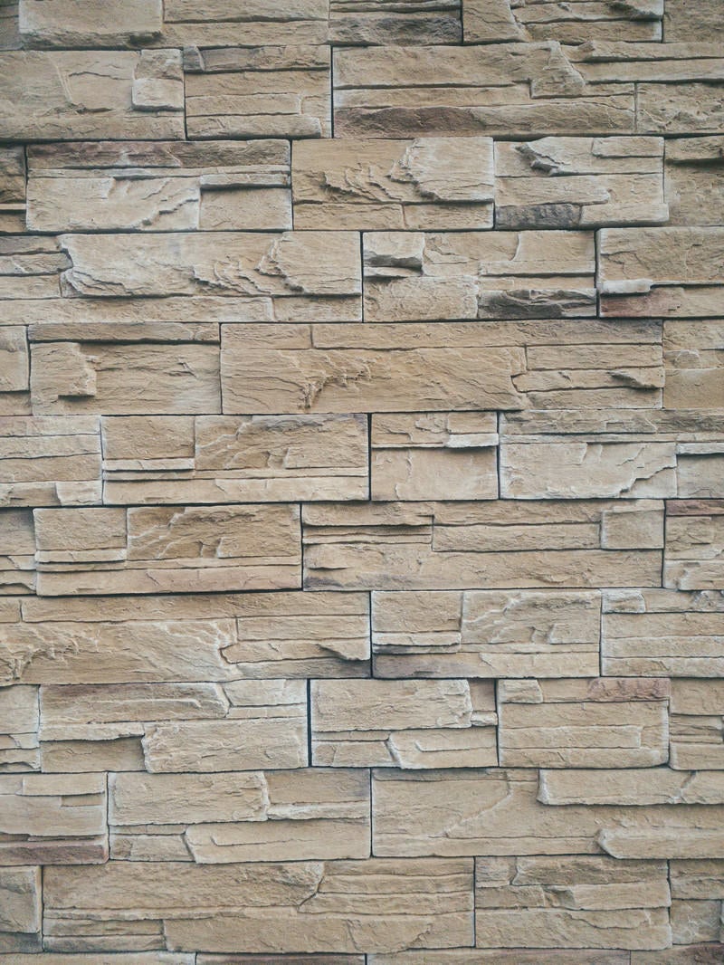 「石材タイルの外壁（テクスチャ）」の写真