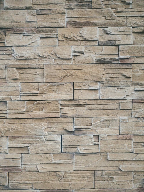 石材タイルの外壁（テクスチャ）の写真