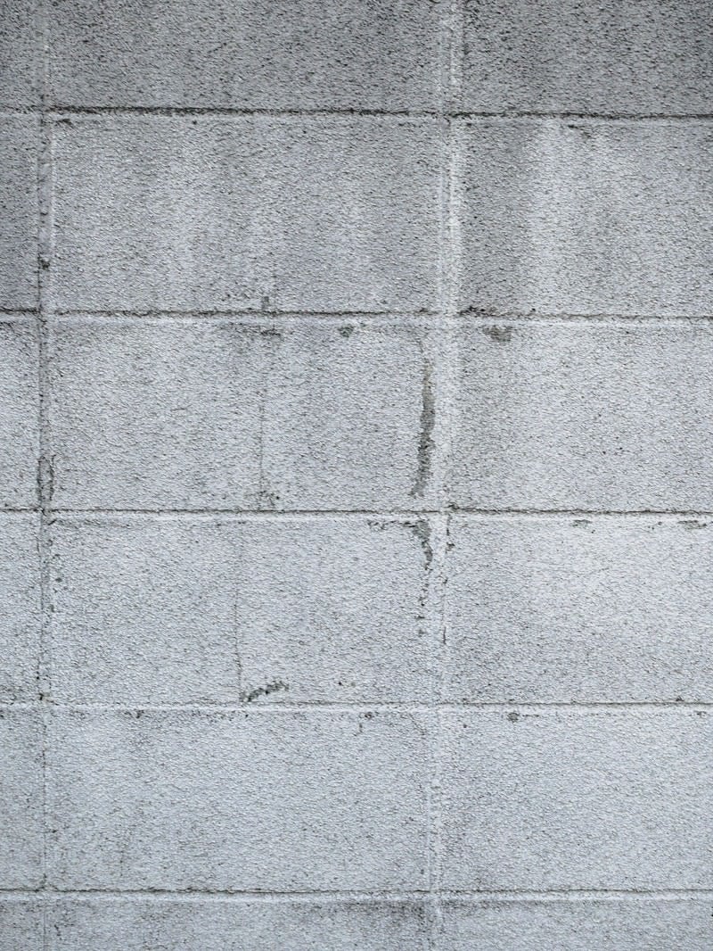「ブロック塀の壁」の写真