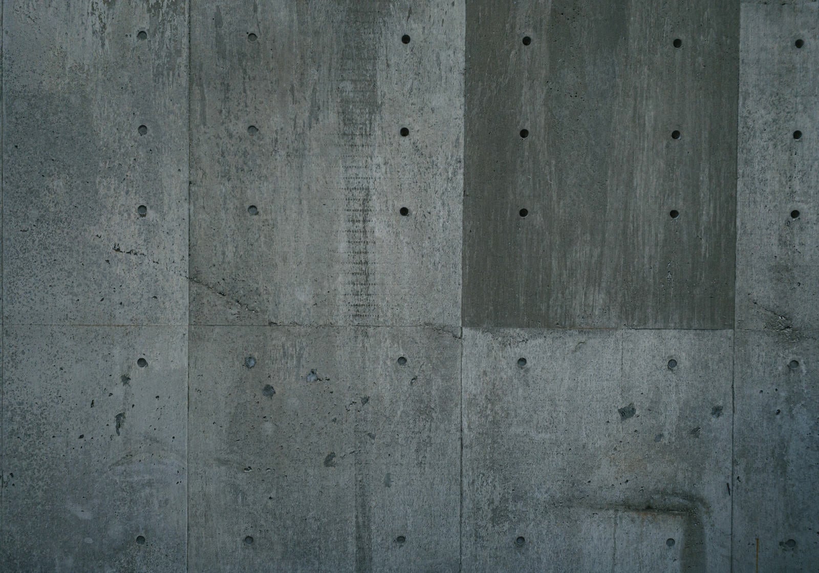 「殺風景なコンクリートの壁（テクスチャ）」の写真