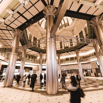 東京駅丸の内口改札構内の写真