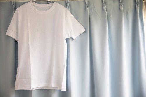 部屋干しTシャツ（白地）の写真