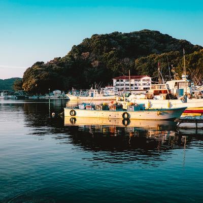 三重県答志島の漁船の素材