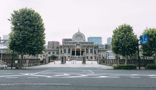 築地本願寺本堂の写真