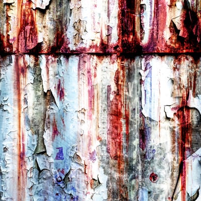 裏世界の錆た壁（フォトモンタージュ）の写真