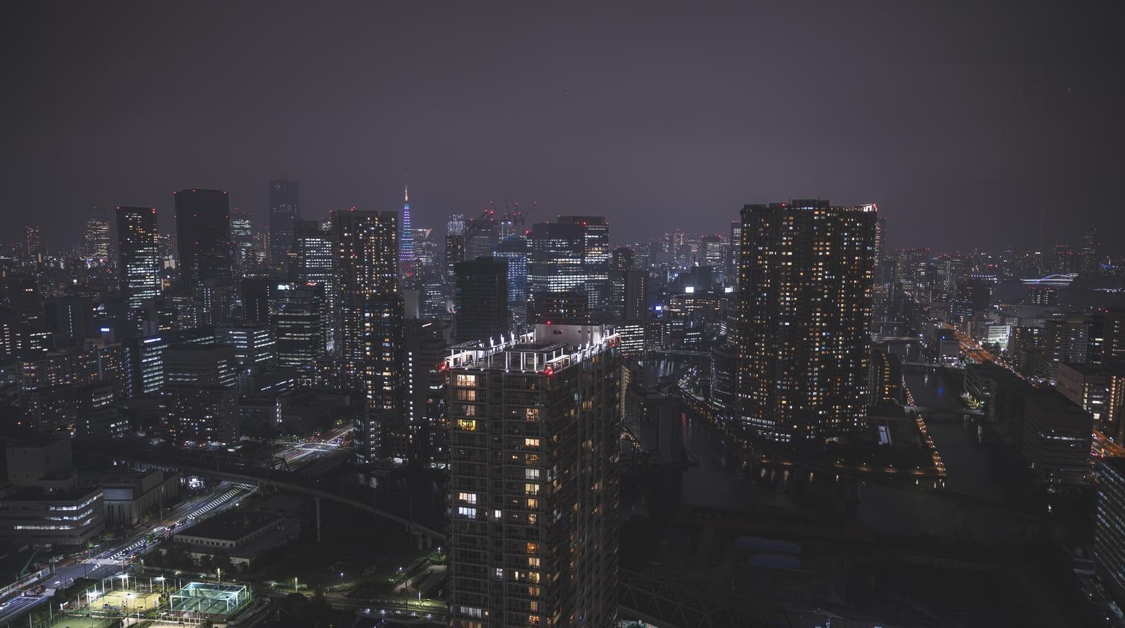 「ダークでシックな東京夜景」の写真